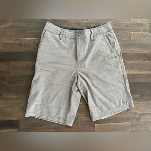 HANGTEN Grey Dress Shorts | 32 Inch Waist | 9 Inch Inseam